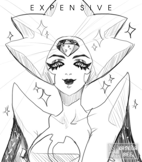 Fanart inktober2018 inktober steven universe SU white diamond expensive sketch