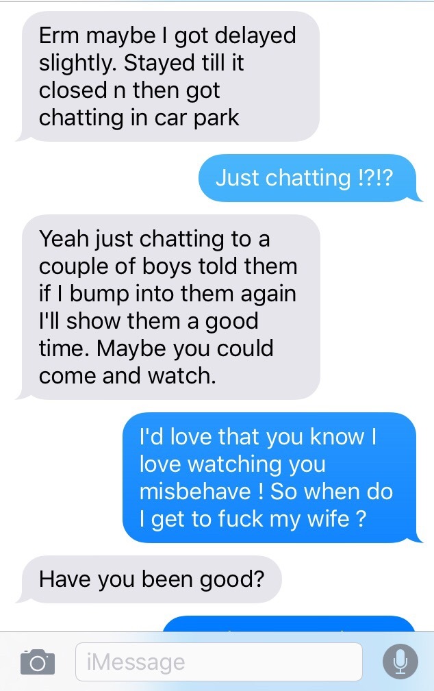 hotwife texts