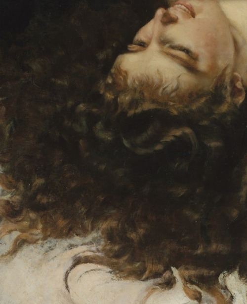 detailedart:Detail #2: Woman with a Parrot, 1866, by Gustave...