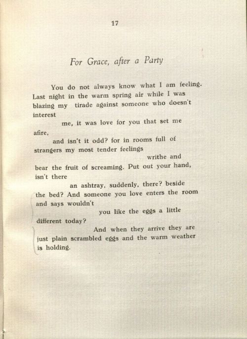 poetrysociety:From a special edition of 15 copies of Frank...