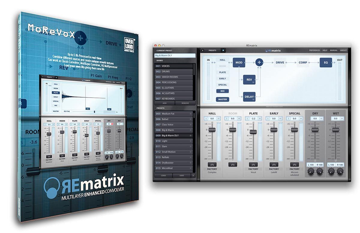 Overloud REmatrix 1-2-9 Studio Sessions II WIN-OSX Overloud REmatrix 1-2-9 Studio Sessions II WIN-OSX