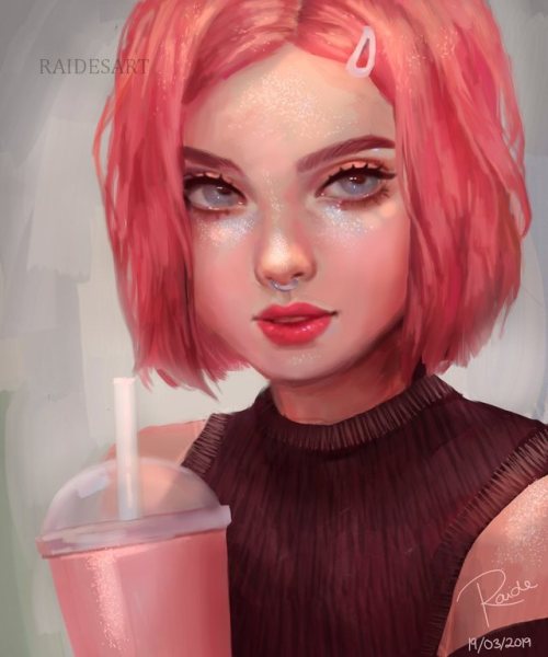 Milkshake Pink Hair Tumblr