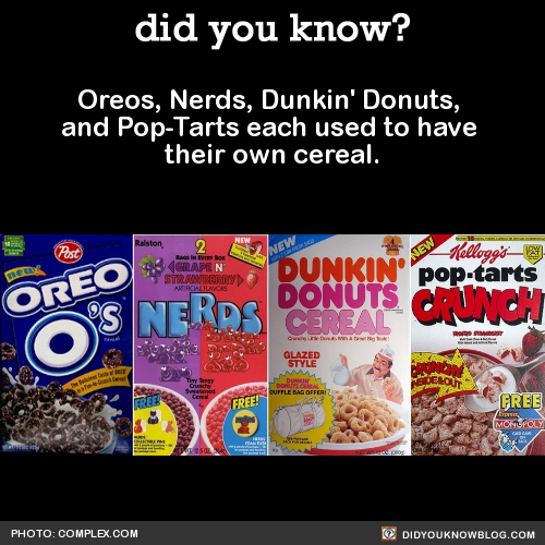 did-you-kno:Other awesome cereals that used to be stocked at...