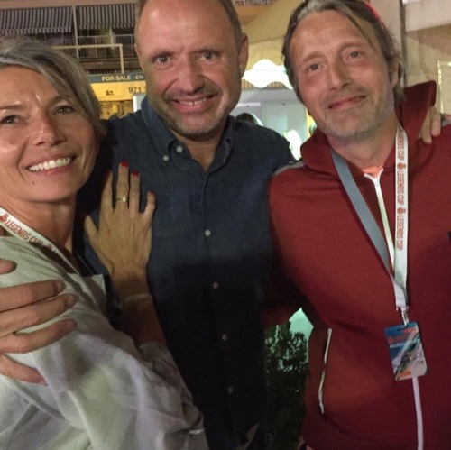 sympathyforthecannibal:mads & hanne at a tennis match in...