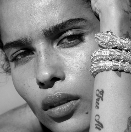 bwgirlsgallery:Zoë Kravitz by Camilla Akrans