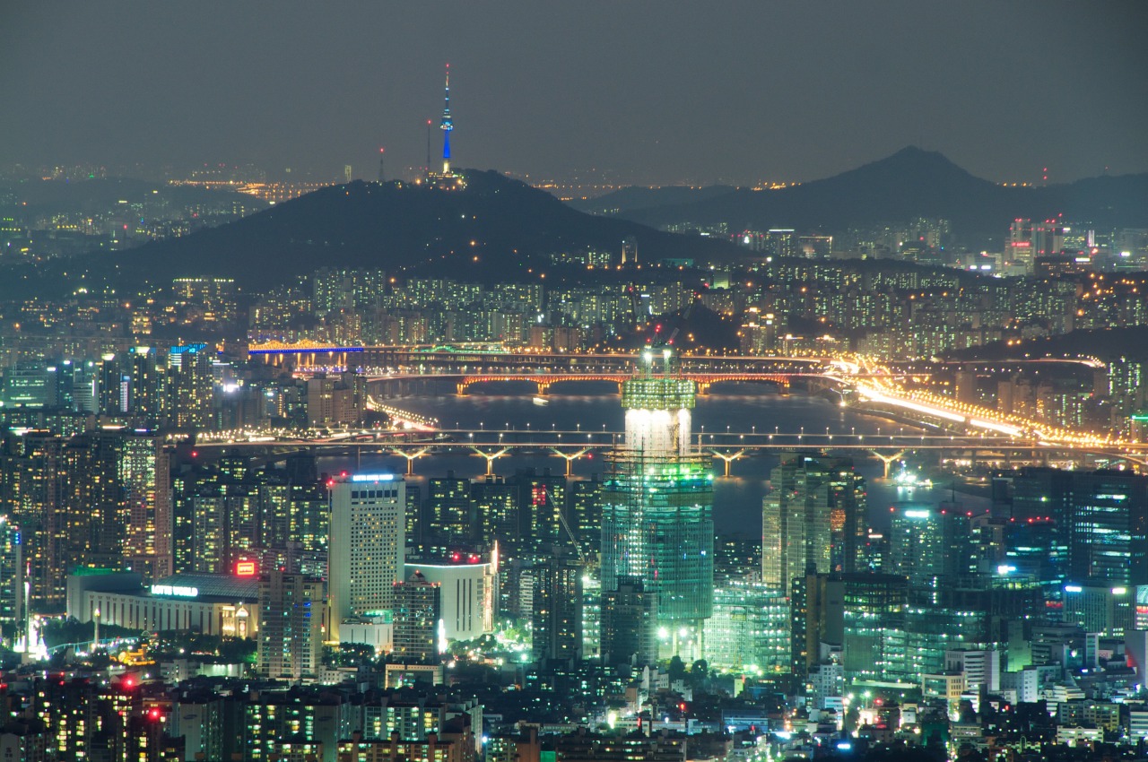 Mt. Namsan, N Seoul Tower, the Hangang River and... | Robert Koehler ...