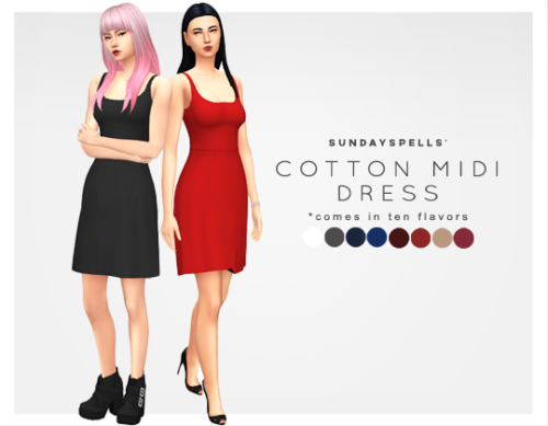 sundayspells:cotton midi dress // download (1.12 MB)A simple...