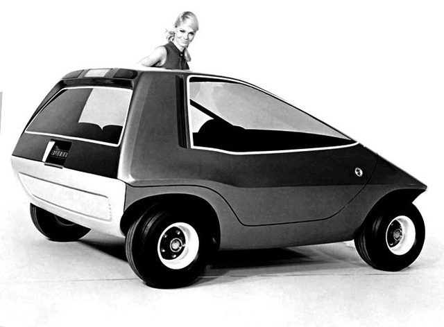 Carsthatnevermadeitetc — AMC Amitron, 1967. The Amitron was an electric...