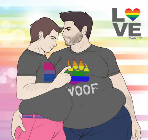 chubby-derek-and-friends:chublees:Happy Pride Month!This is...