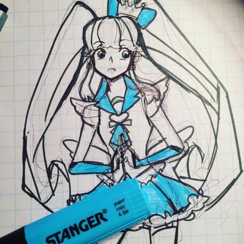 Day 3 I guess#inktober #anime #manga #art #drawing #precure...