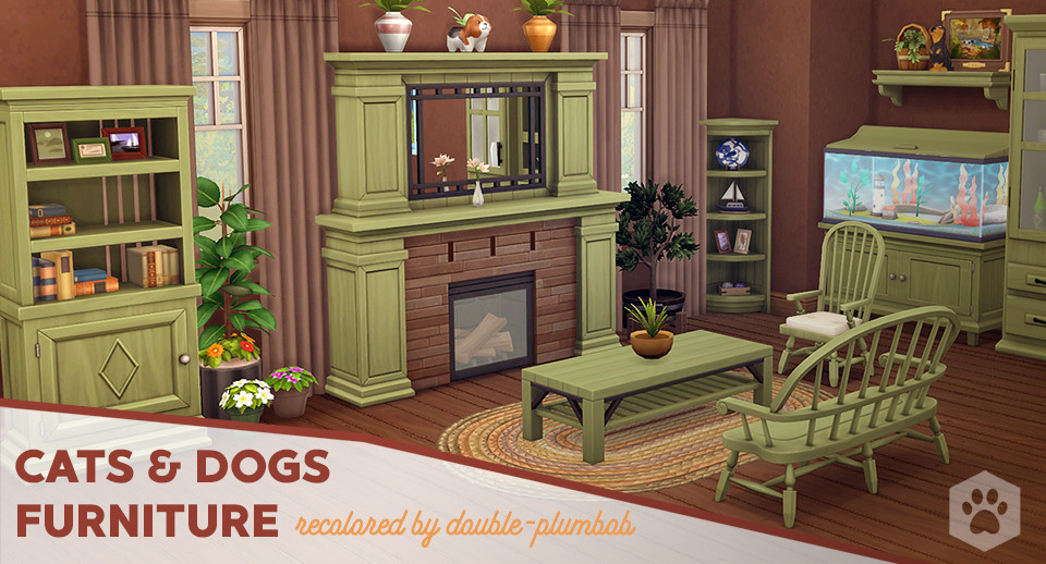 cats and dogs ribbon children recolor sims 4