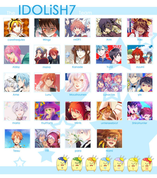 i7songszine:♪♫♬ INTRODUCING THE ARTISTS~ ♪♫♬It’s October,...