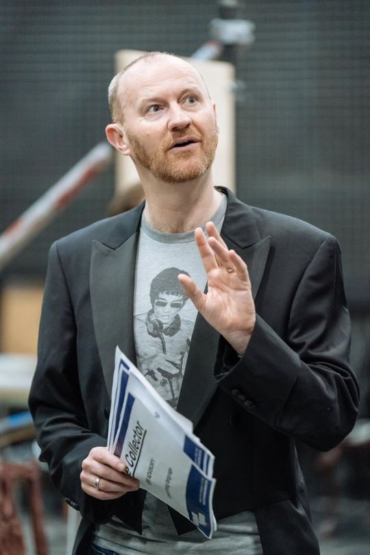 Mark Gatiss in rehearsals for The Madness of George III at Nottingham Playhouse (Image: Nottingham Playhouse)