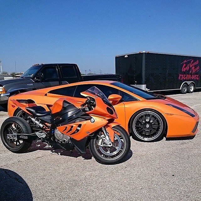 motorcycles page/my instagram @chairellbikes4life — The orange Bmw or