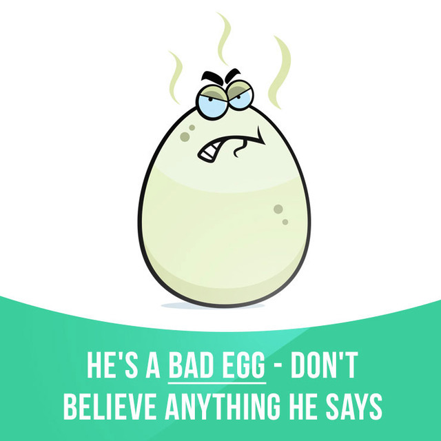 what does bad egg mean in text