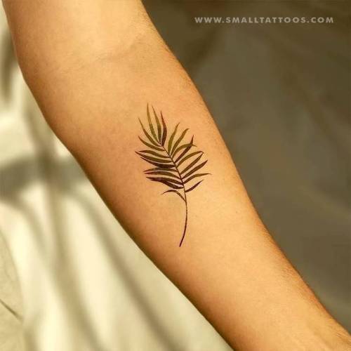 Palm leaf temporary tattoo by Zihee, get it here ►... temporary