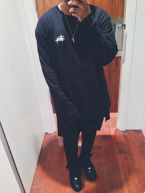 all black fashion on Tumblr