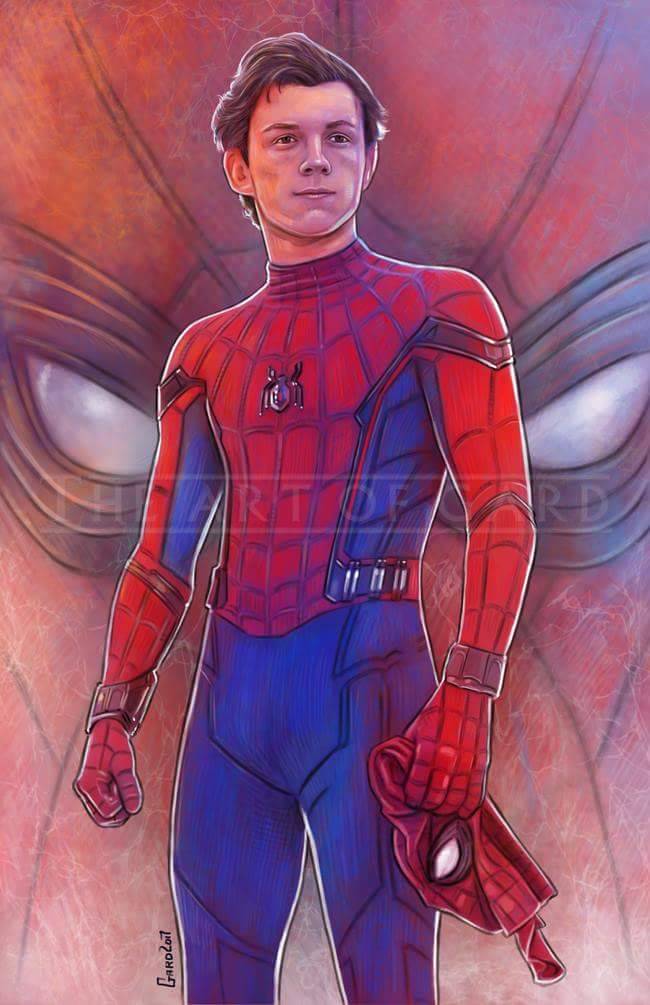 Art Of Gard Spider Man Homecoming Tom Holland 11x17