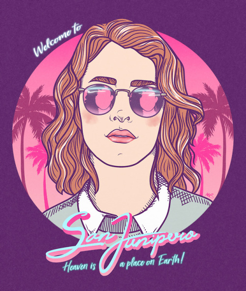 runthealleys:an illustration based on the “San Junipero”...