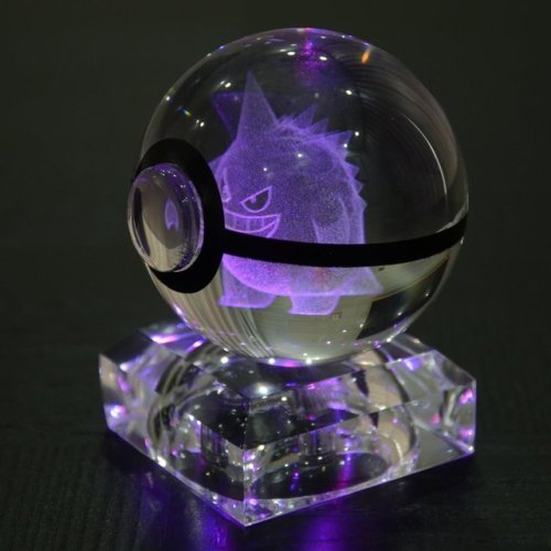 retrogamingblog:LED Pokeball Lamps made by S-SO