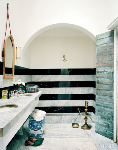 vogue:<br />Bruno Frisoni’s home in Morocco<br />Photo: François Halard<br />See more photos of his house in Tangier here.