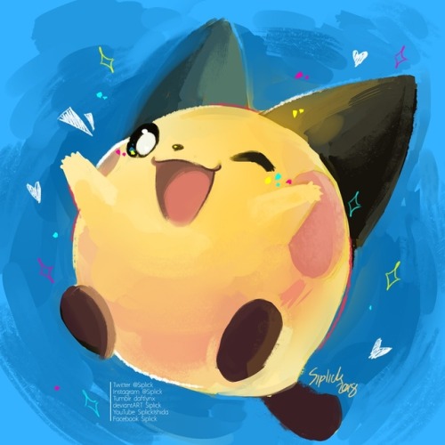 beta pichu pichu pokemon johto pokemon gsc beta pokemon scraped pokemon digital art speedpaint cute