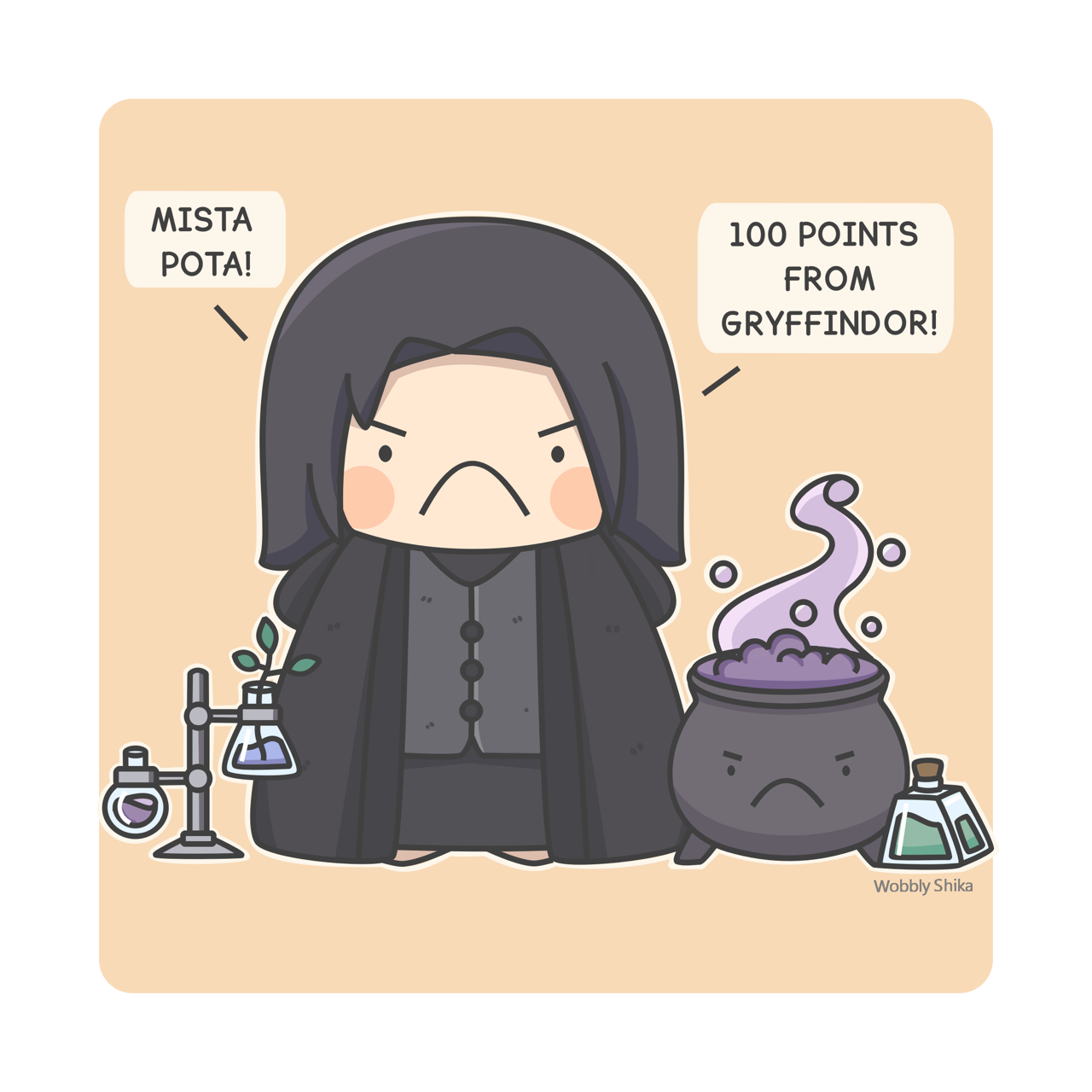 Wobbly Shika Hehe I Had So Much Fun Drawing Snape And His