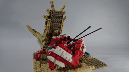 damnwyverngems:Daimyo Hermitaur LEGO x 五月は鯉のぼり