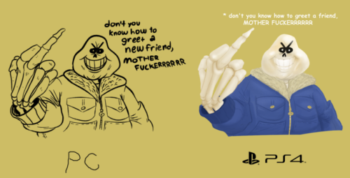 gamecubeeater:phillip-bankss:Undertale™ - PC (Max) vs. PS4...