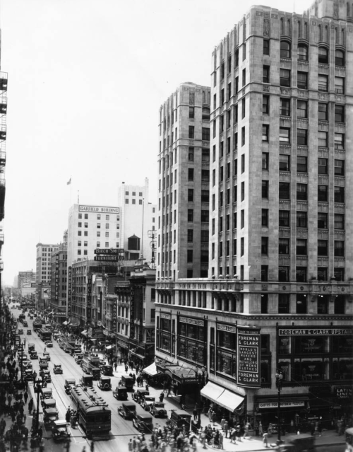 Hill Street, Los Angeles, 1931 | Yesterday's Print