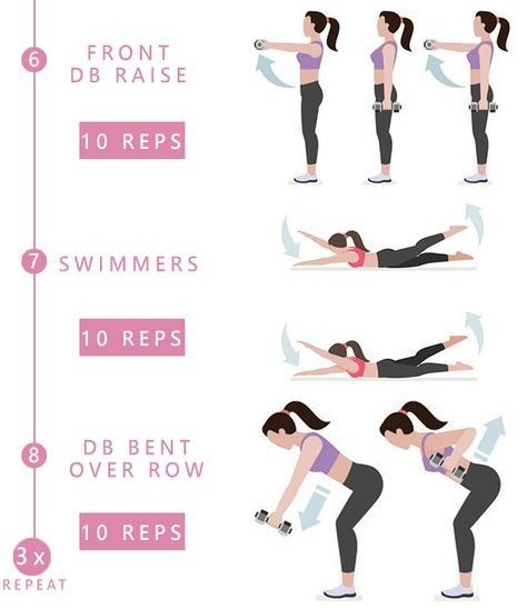 Back workouts for women