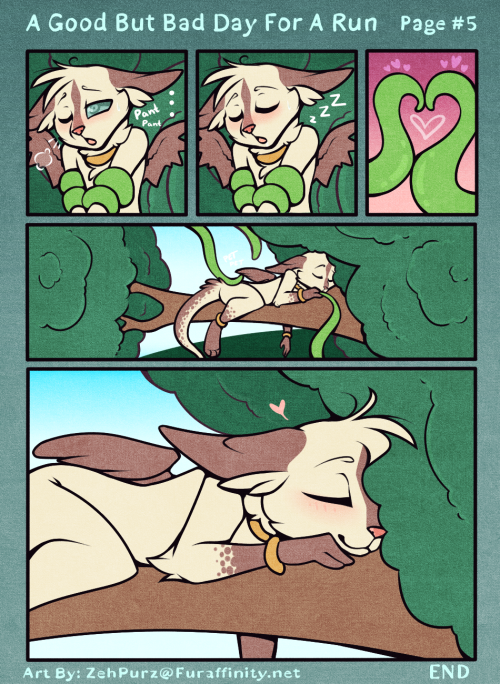 xcookiexdragoonx:Comic: A good but bad day for a runArtist:...