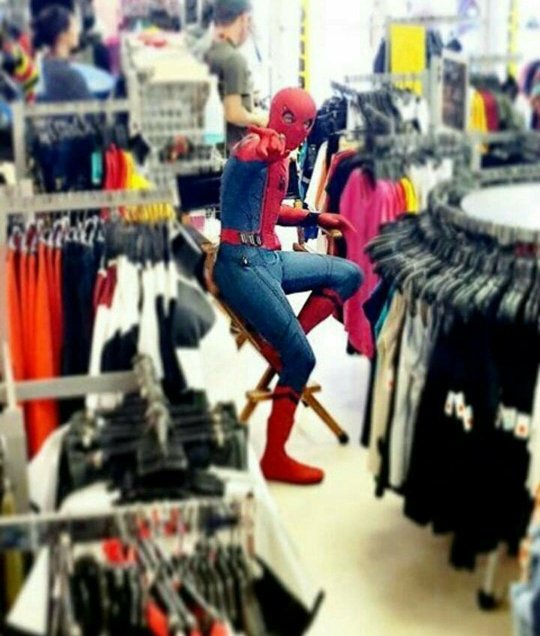 Spiderman homecoming behind the scenes Tumblr_oaiu20TgX41rc44lao1_540