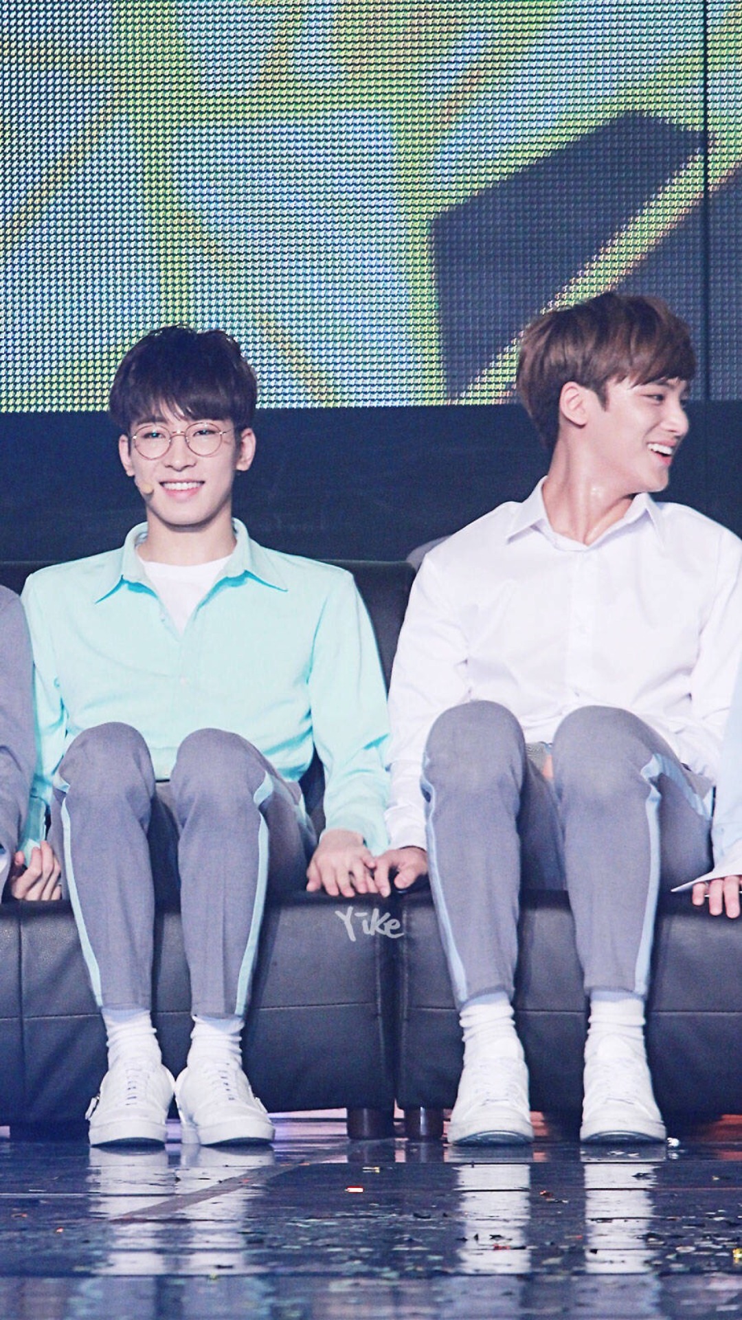 Mingyu x Wonwoo (look at their hands!!!) Credit:... - Kim Mingyu Is My