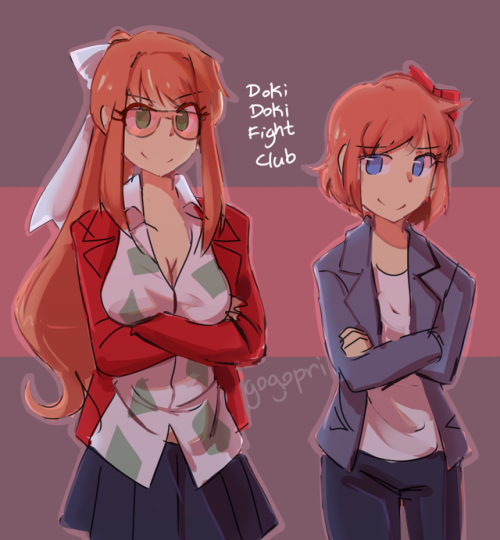 Doki Doki Fight Club Monika Tumblr