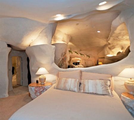 therian interior — here's a cave bedroom! the entire room