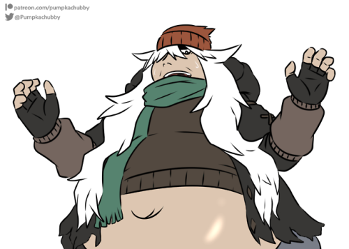 pumpkachubby:Help! Big old man got even bigger! fatter!Do you...