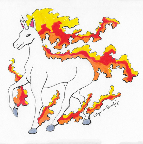 #77 and #78 with Ponyta and Rapidash!  Ha ha.  It’s already the...