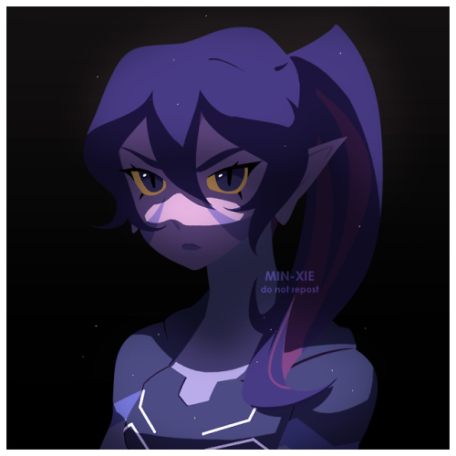 minxie art voltron krolia but like younger i guess illustrations