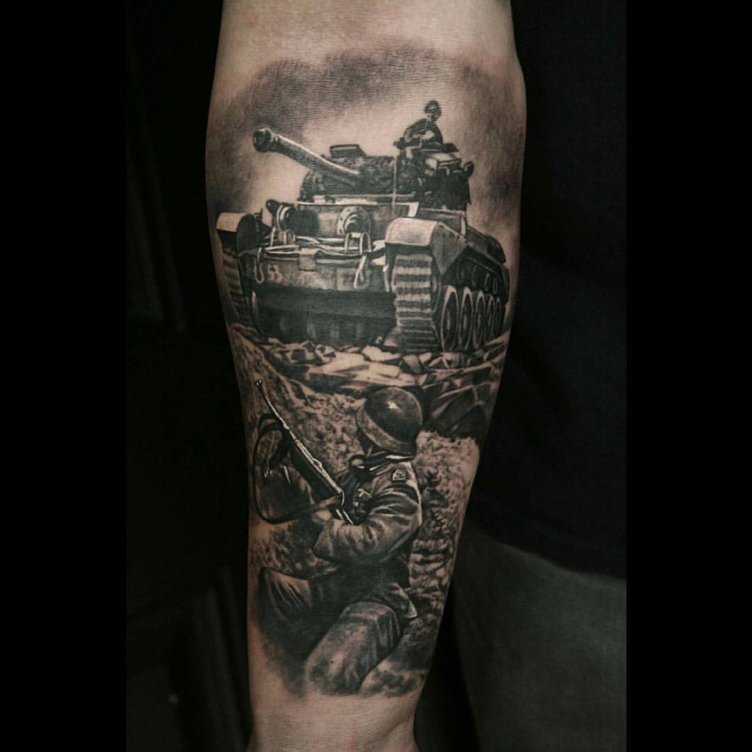 50+ Military Tattoos for the Tough Guys - Tats 'n' Rings