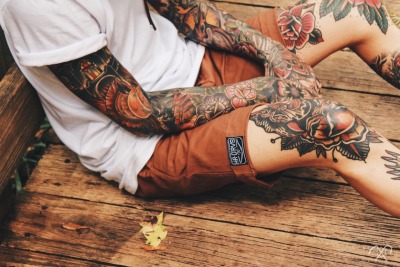 knee tattoos tumblr