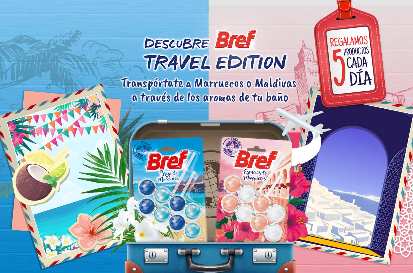 Tu Casa Club sortea 5 productos Bref Travel Edition
