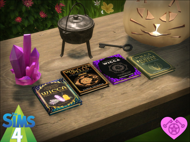 'Talia's Sims 4 CC Mods — 📚 Witchy Books Set 6 - Wicca 📚 4 more books...