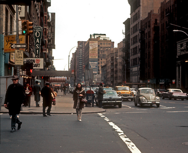 The Casual Observer - Seventh Avenue at 23rd Street, Manhattan, looking...