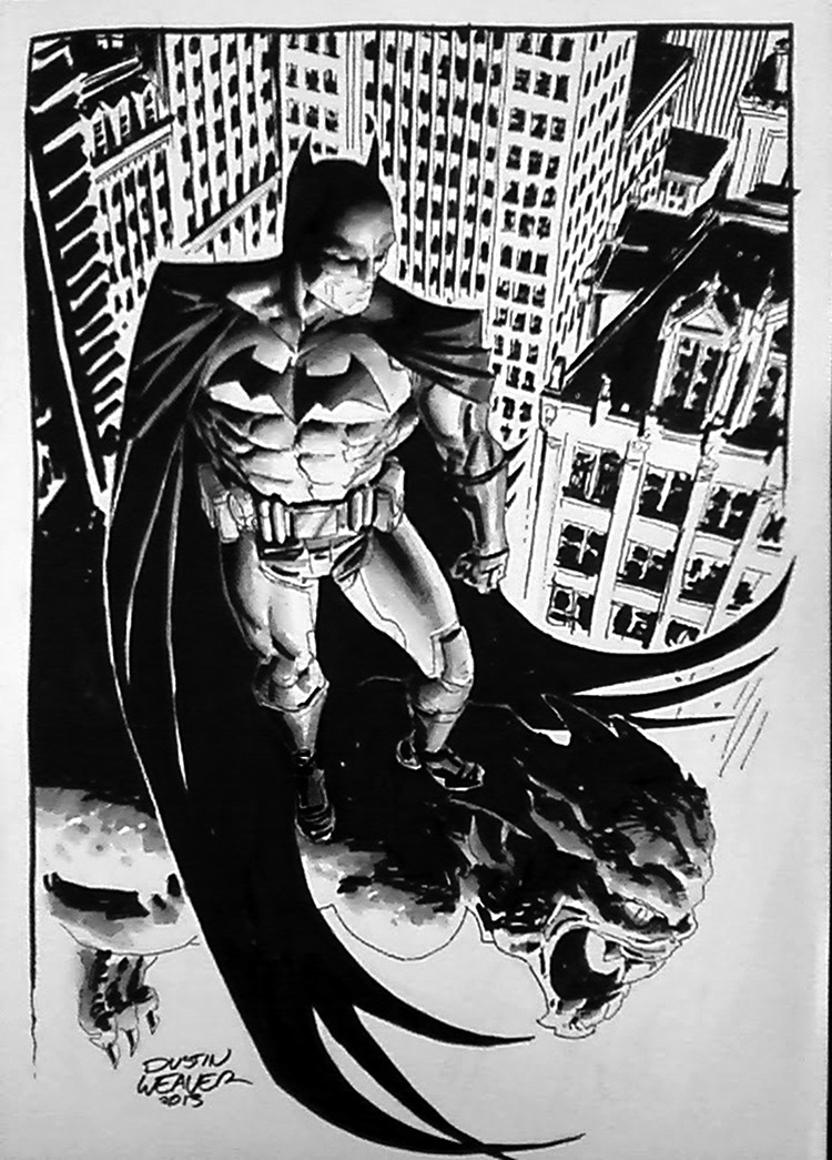 Dustin Weaver — Batman sketch from Rose City Comic Con.