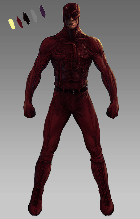 The Concept Art Library — Daredevil- Daredevil Noted mostly for being