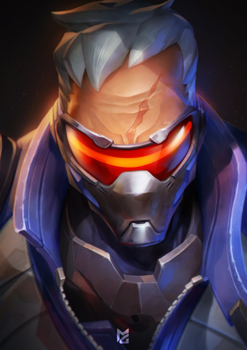 pyrothecatinflames:Soldier 76 by MaxGrecke