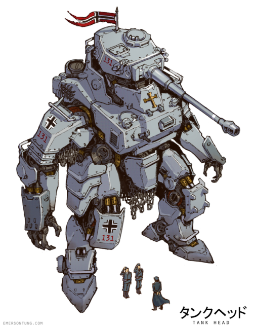 emersontung:March of Robots 03 - Tiger TankheadKnight of the...