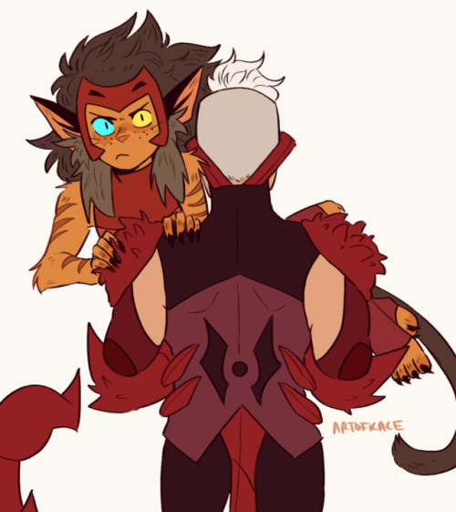 artofkace:AU where Catra just accepted her fate and was held...