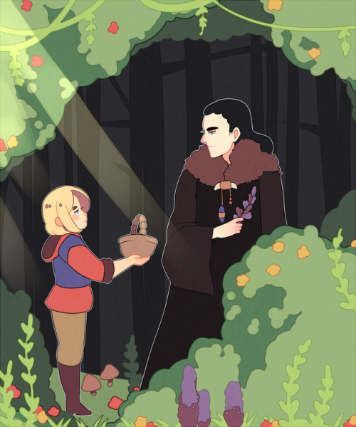 shineonloki:don’t look at me. @wisterings forest witch story...